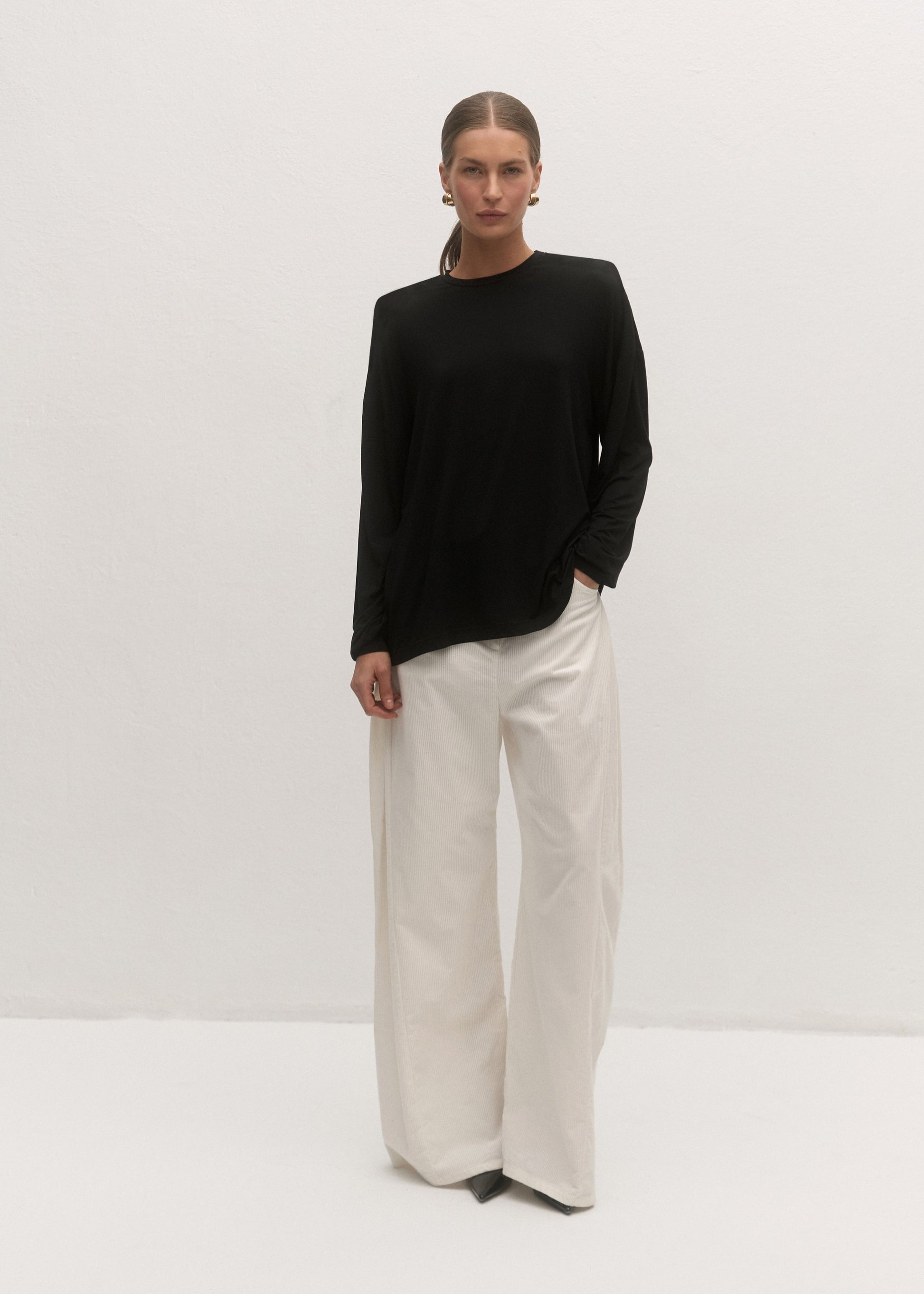 LONGSLEEVE ELYS BLACK LECOLLET
