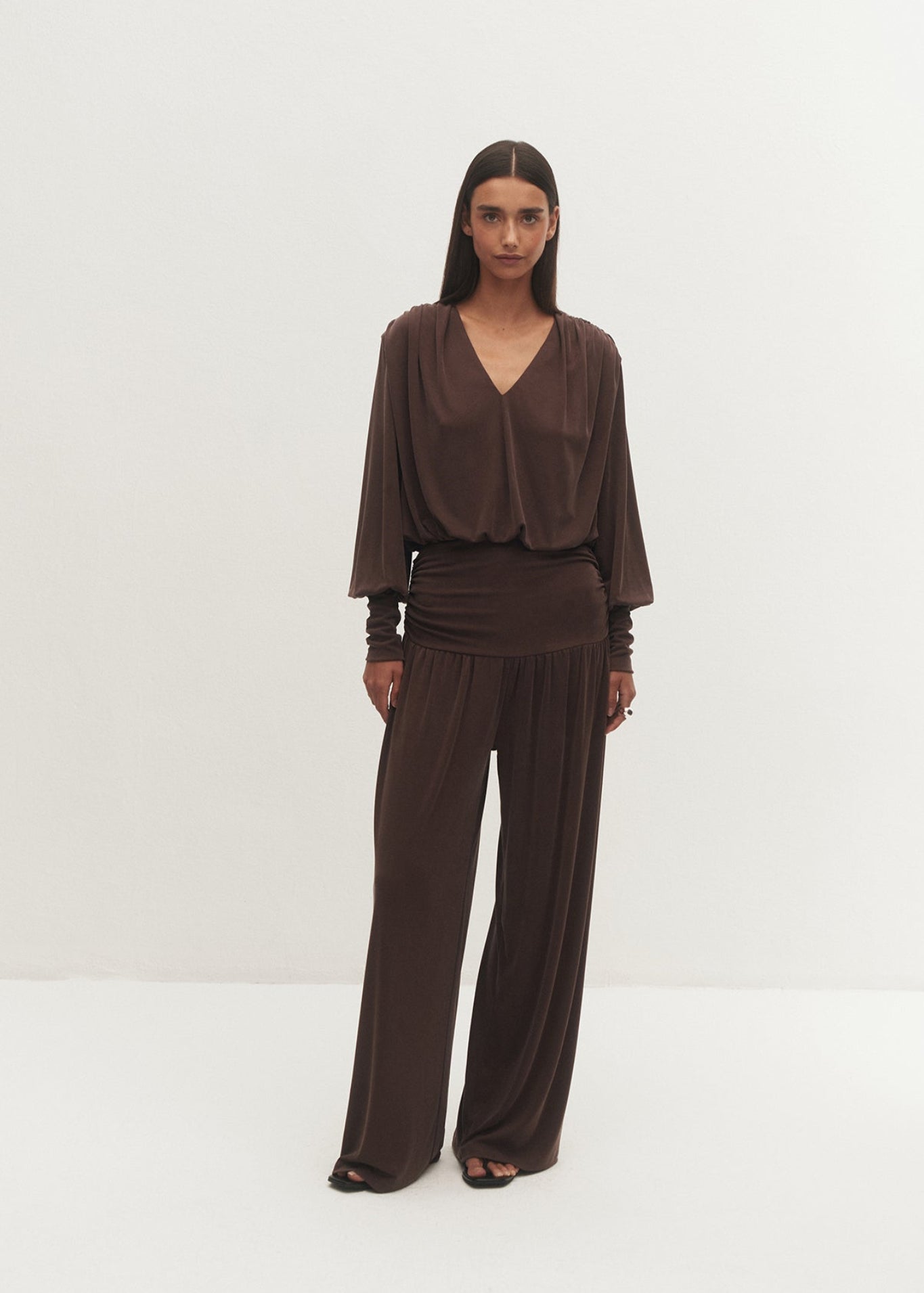SPODNIE NORE BROWN LECOLLET