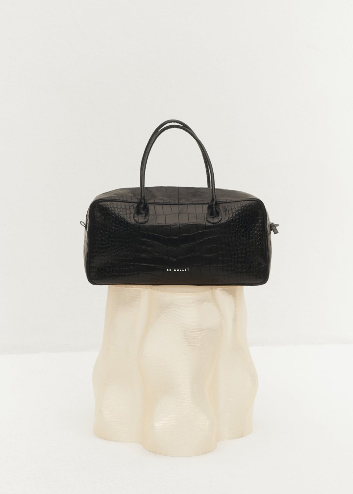 TORBA VERONA CROCO BLACK LECOLLET