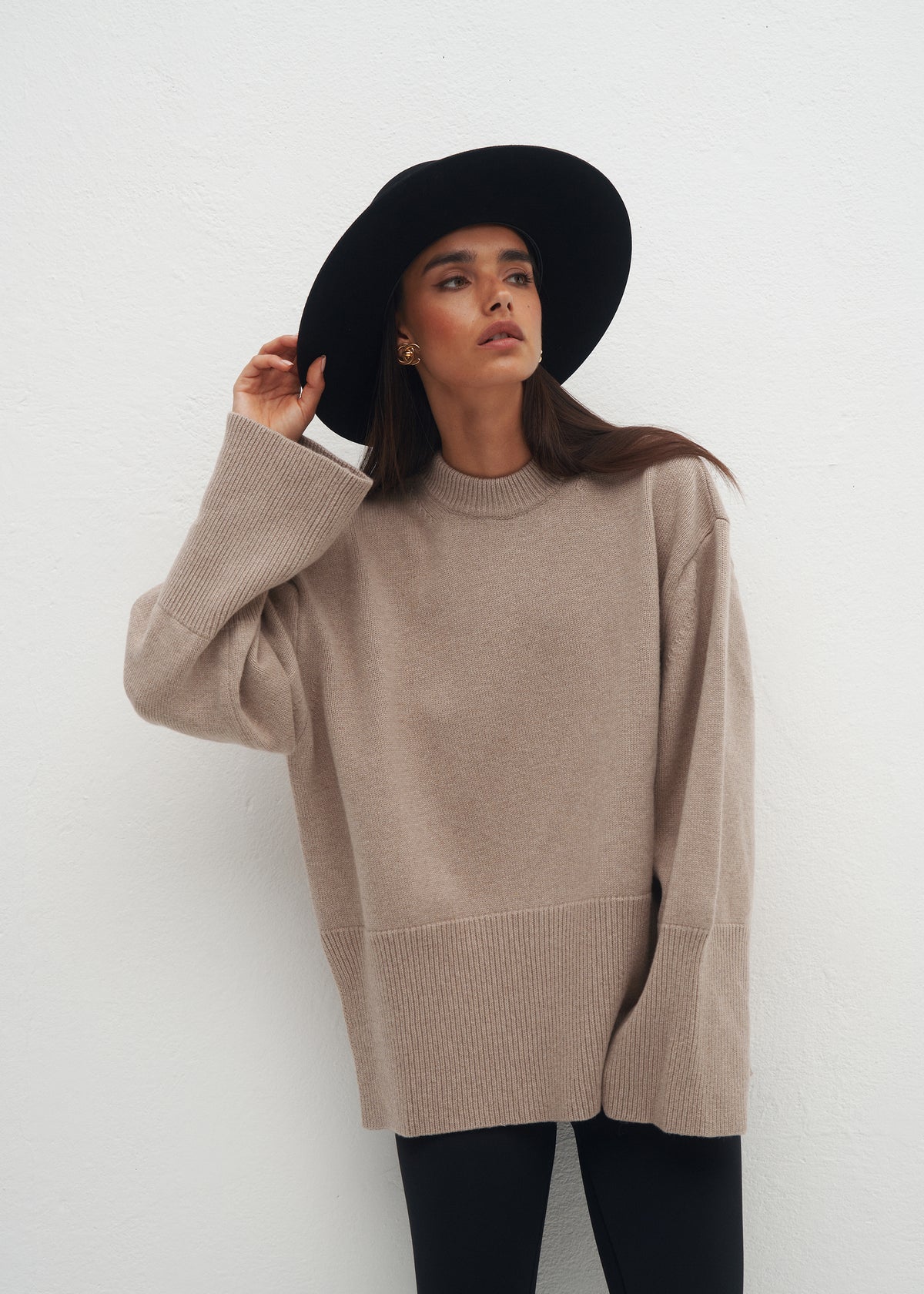 SWETER ELWEN TAUPE