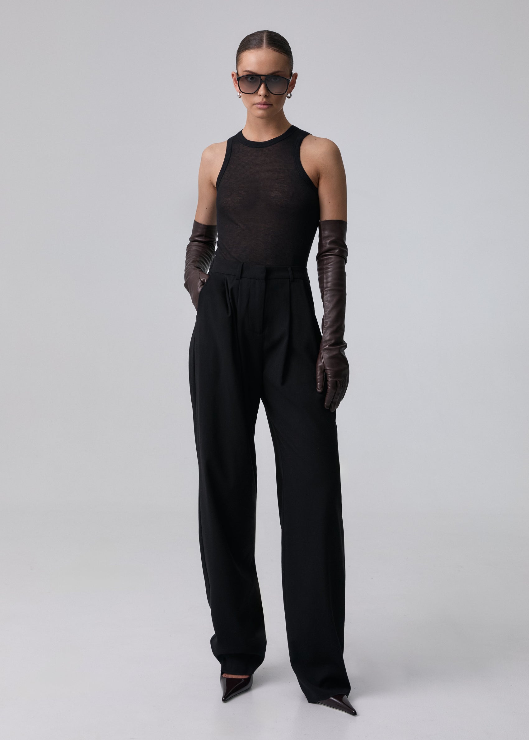 TOP TORI CASHMERE BLACK LECOLLET