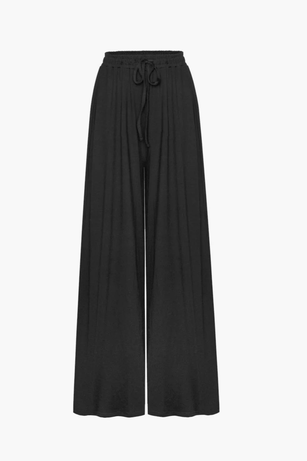 TONIA BAMBOO BLACK PANTS