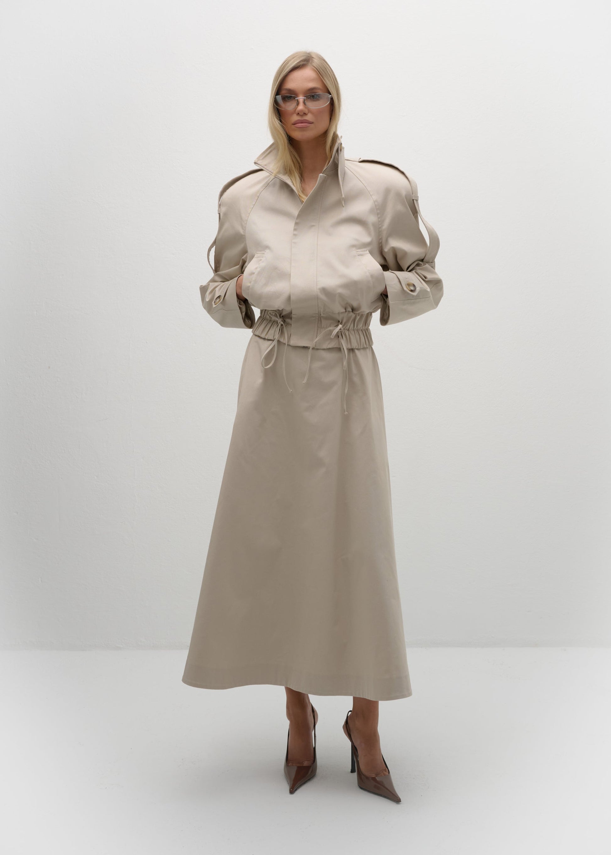KURTKA PARCO BEIGE LECOLLET