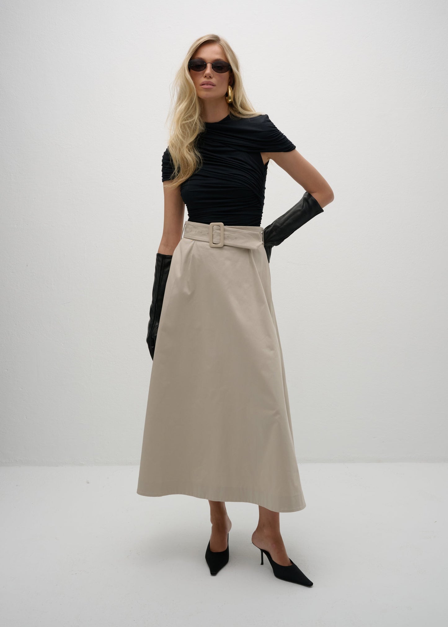 SPÓDNICA KAVA BEIGE LECOLLET