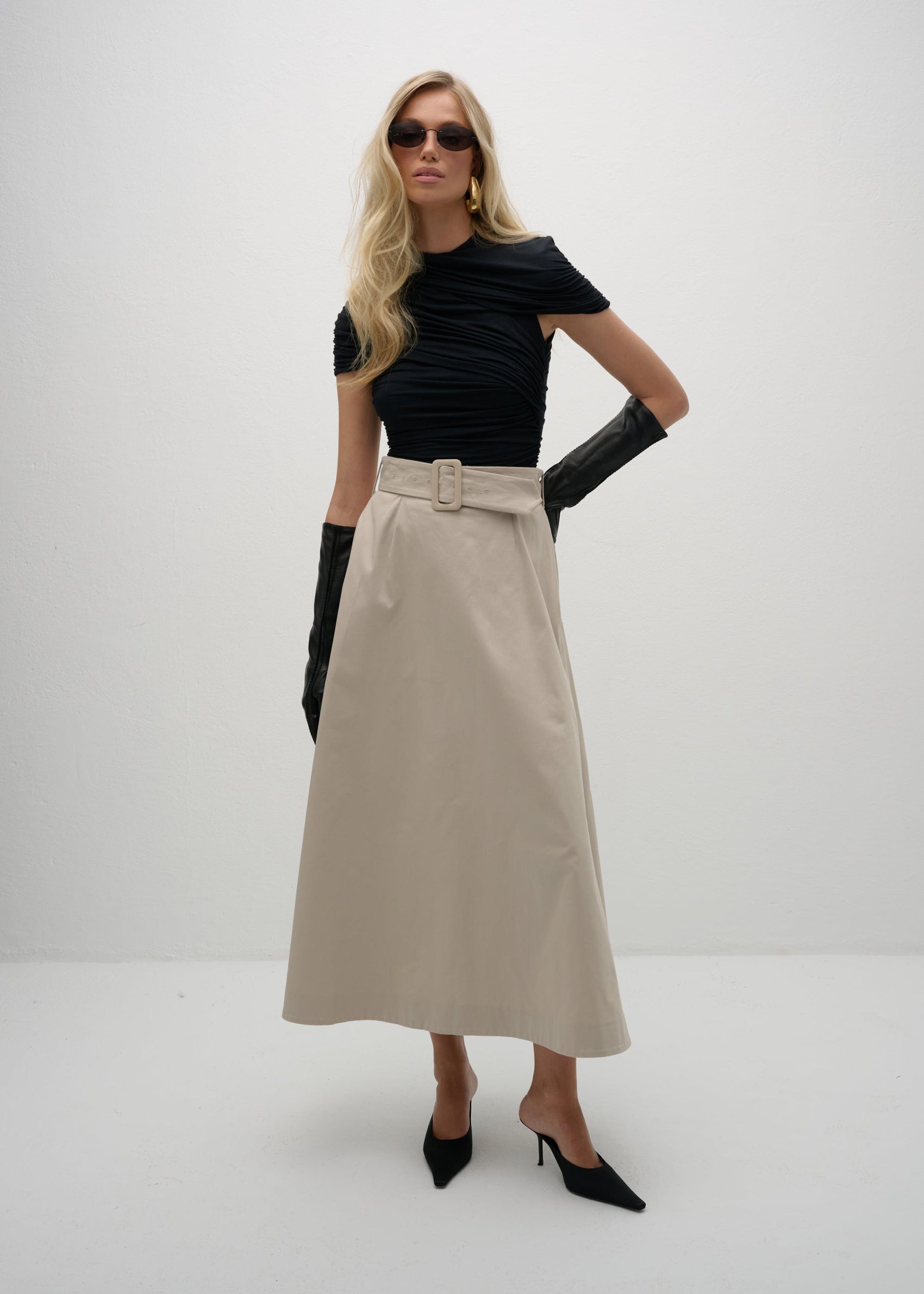 SPÓDNICA KAVA BEIGE LECOLLET