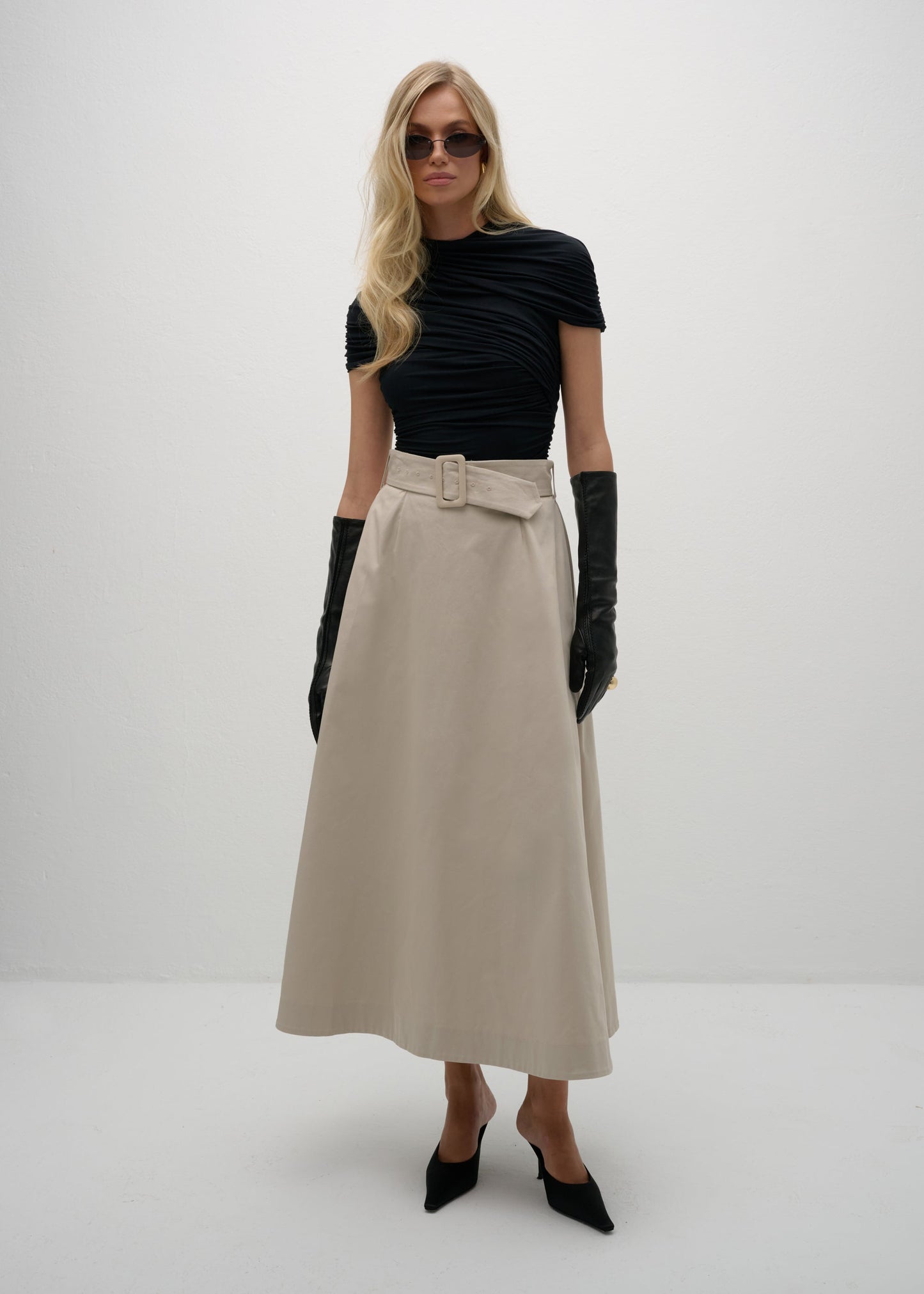 SPÓDNICA KAVA BEIGE LECOLLET