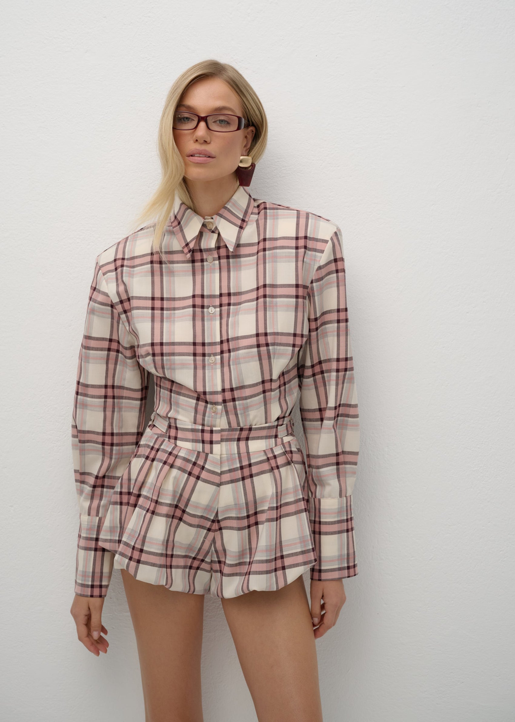 KOSZULA AURELIA WOOL PINK LECOLLET