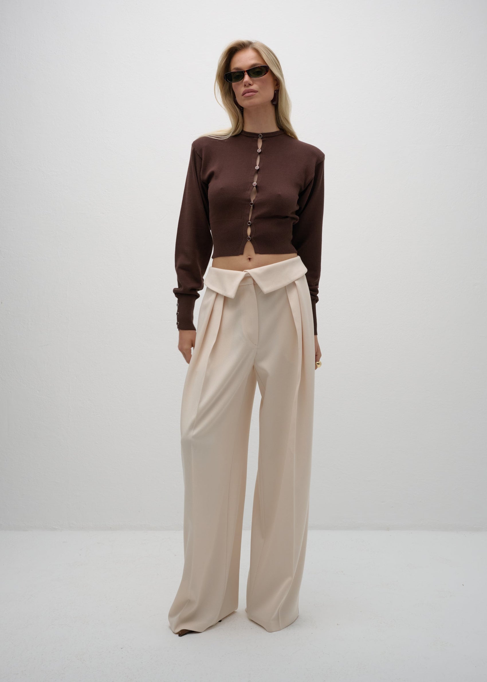 KARDIGAN MARFA BROWN LECOLLET