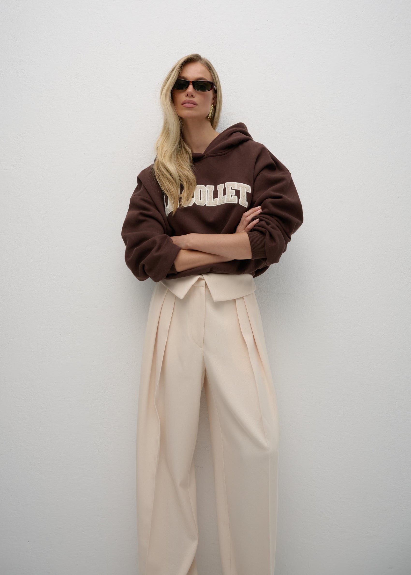 BLUZA LEYA BROWN LECOLLET