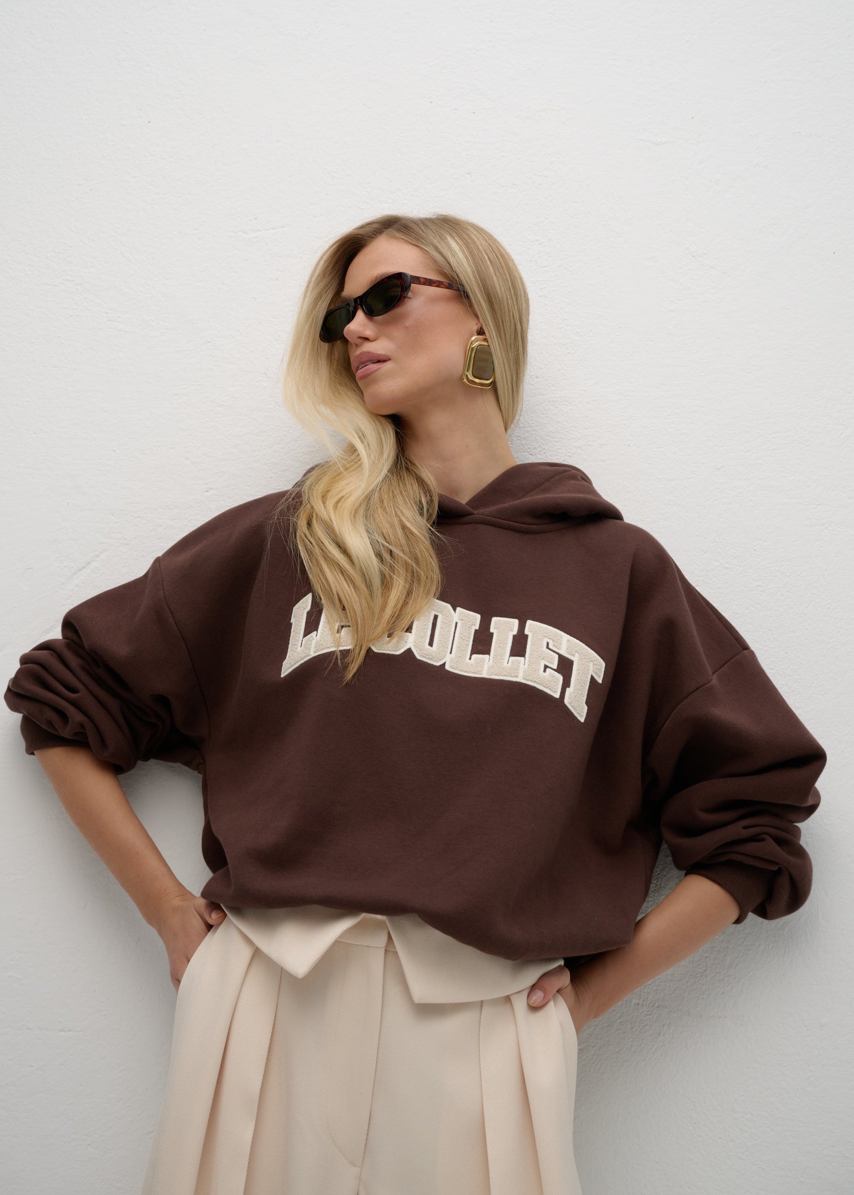 BLUZA LEYA BROWN LECOLLET