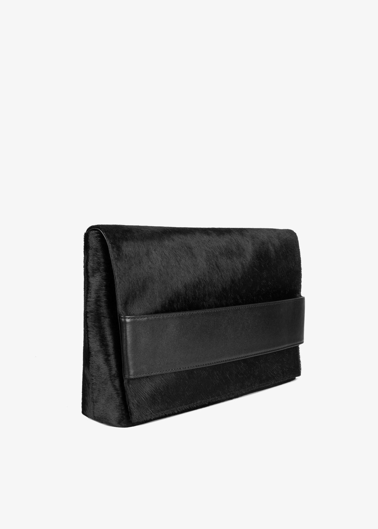 TORBA ZAHARA PONY HAIR BLACK LECOLLET