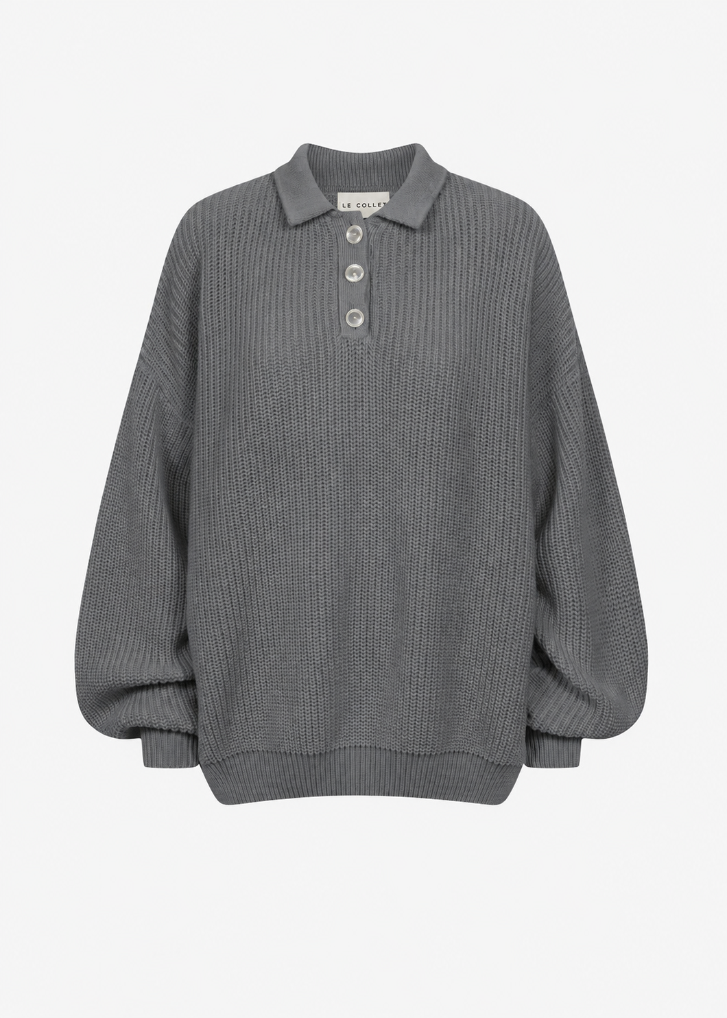 POLO ZURI GREY MELANGE SWEATER 